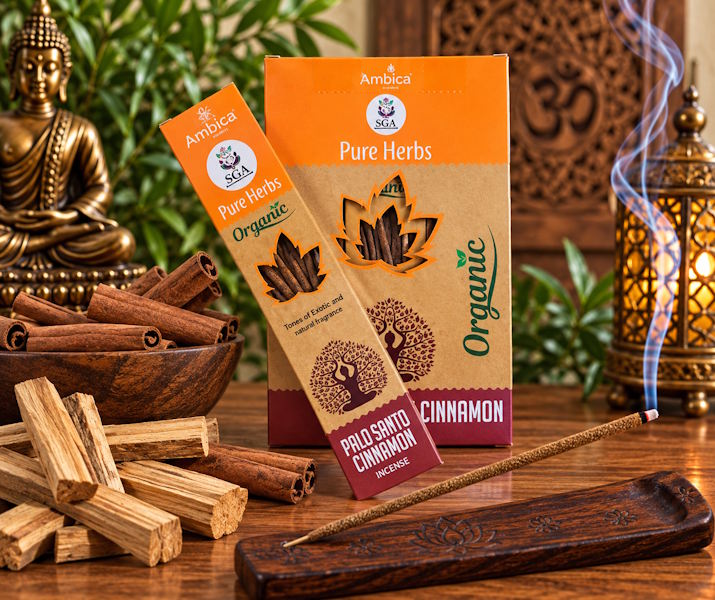 Incienso Orgánico Palo Santo Canela Sga